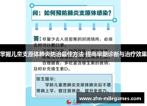 掌握儿童支原体肺炎防治最佳方法 提高早期诊断与治疗效果
