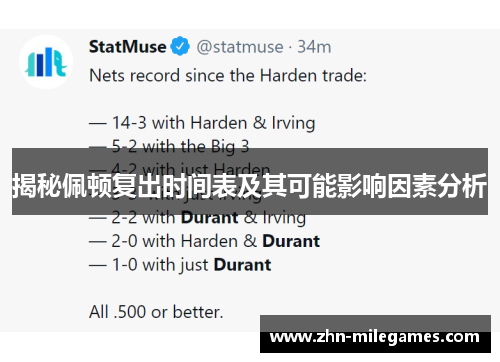 揭秘佩顿复出时间表及其可能影响因素分析