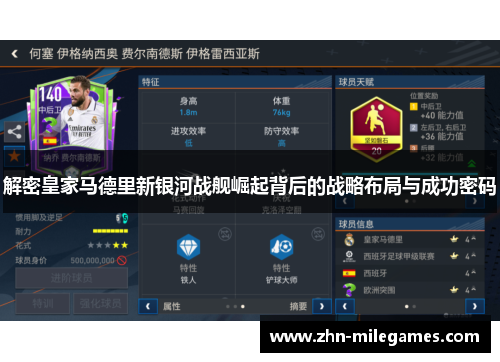 解密皇家马德里新银河战舰崛起背后的战略布局与成功密码